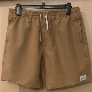 Rhythm Tan Swim Trunks for Men size 34 excellent condition